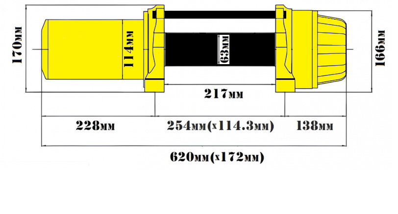 Лебедка GP9274 чертеж