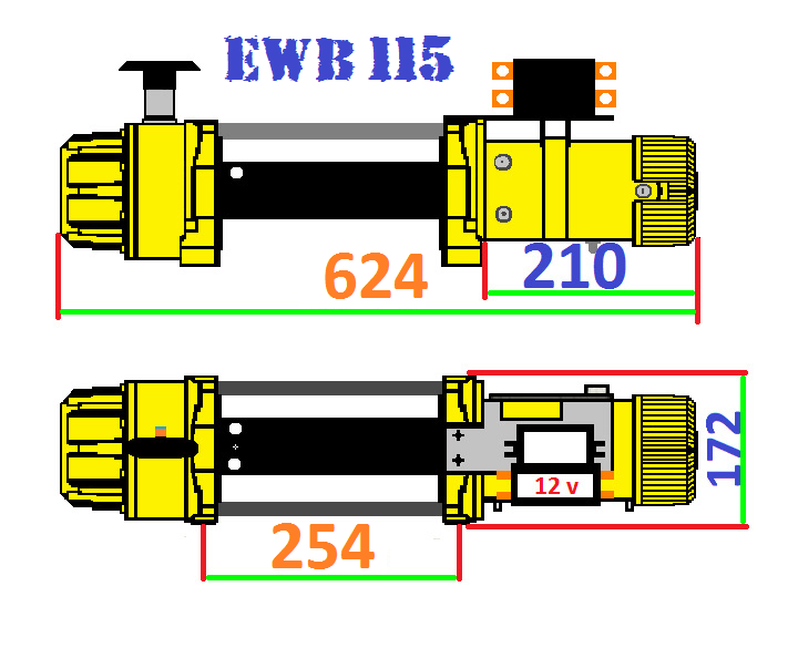 Лебедка Golden Power EWB 115