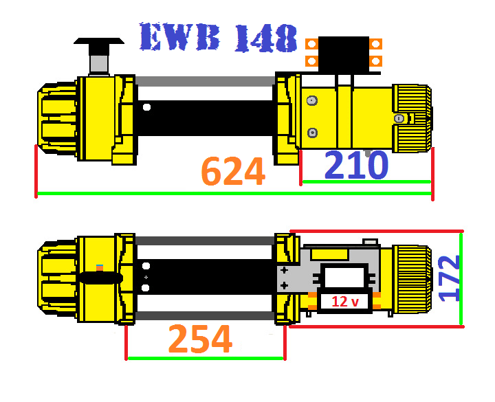 Лебедка Golden Power EWB 148